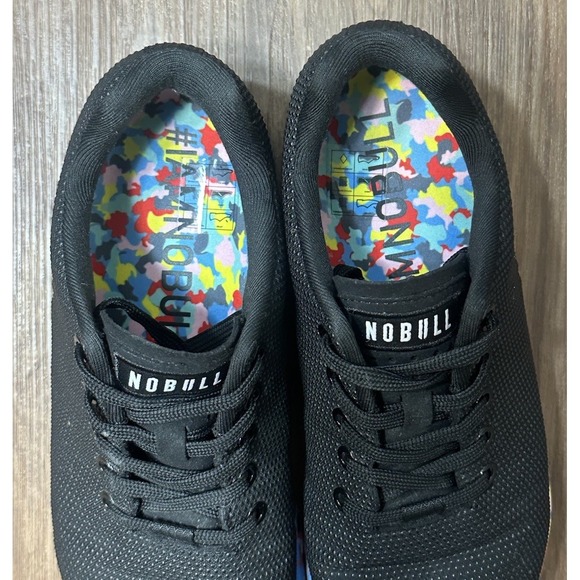 NOBULL Superfabric Black Wild Crosstraining Shoe Women's Sz 9.5 Men's Sz 8 - Picture 7 of 10